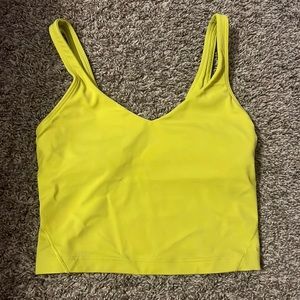 💛 yellowish green Lululemon align tank💛